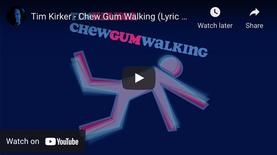 Chew Gum Walking Video